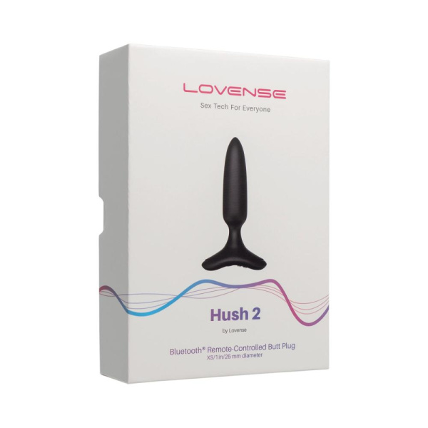 купить Анальная смарт-вибропробка Lovense Hush 2, размер XS