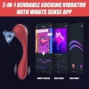 фото Вакуумный вагинально-клиторальный стимулятор Magic Motion Bobi Red, управление со смартфона  || фото Вакуумний вагінально-кліторальний стимулятор Magic Motion Bobi Red, керування зі смартфона 