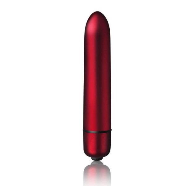купить Вибропуля Rocks Off RO-90mm 10 Speed Scarlet Velvet матовая, 10 режимов работы, на батарейке