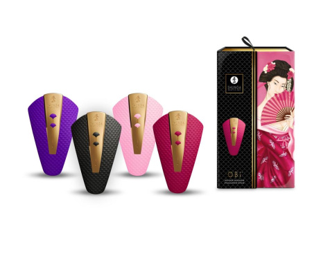 фото Клиторальный вибратор Shunga Obi Raspberry  || фото Кліторальний вібратор Shunga Obi Raspberry 