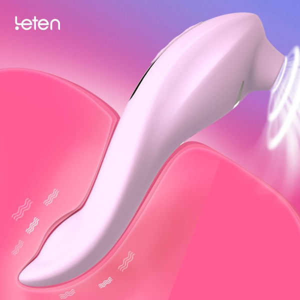 купити Вакуумний вібратор 3-в-1 Leten Sucking Vibrator (вакуум, вібрація, масажні рухи язичка)