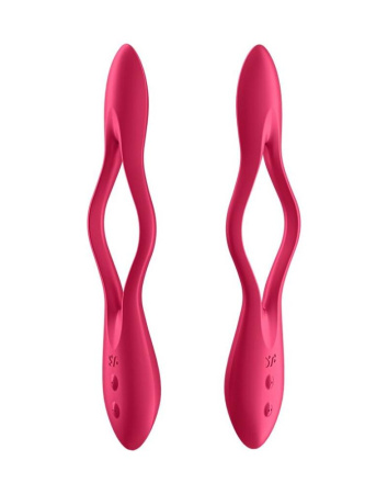 фото Универсальный гибкий вибратор для пар Satisfyer Elastic Joy Red  || фото Універсальний гнучкий вібратор для пар Satisfyer Elastic Joy Red 