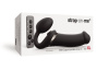 фото Безремневой вибрострапон с вакуумной стимуляцией Strap-On-Me MULTI ORGASM Black XL, регулируемый  || фото Безремінний вібрострапон з вакуумною стимуляцією Strap-On-Me MULTI ORGASM Black XL, регульований 