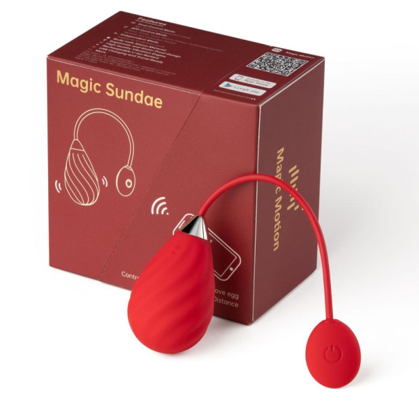 купить Смарт-виброяйцо Magic Motion Sundae Red
