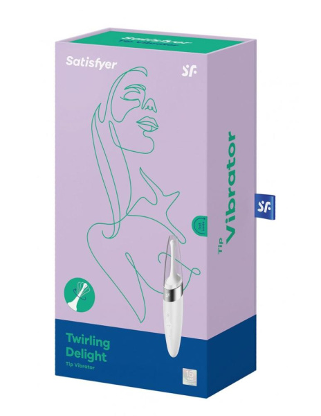 купить Вибратор для клитора Satisfyer Twirling Delight (White)