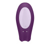 Смарт-вібратор для пар Satisfyer Double Joy Violet із широким кліторальним стимулятором