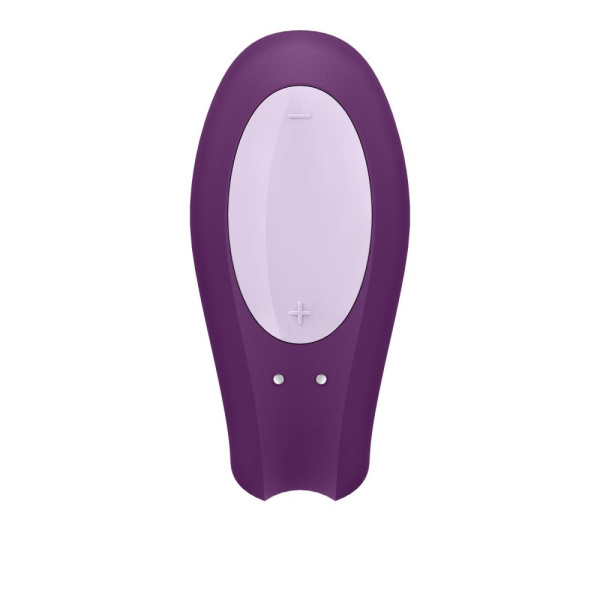 купити Смарт-вібратор для пар Satisfyer Double Joy Violet із широким кліторальним стимулятором