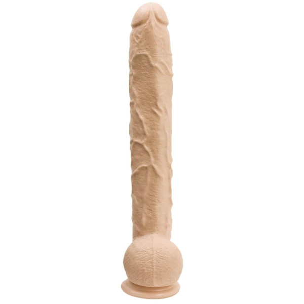 купить Фаллоимитатор Doc Johnson Dick Rambone Cock White, диаметр 6см, длина 42см, ПВХ