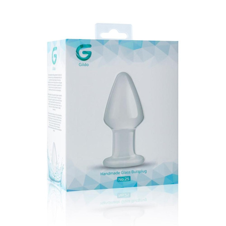 фото Стеклянная анальная пробка Gildo Glass Buttplug No. 25  || фото Скляна анальна пробка Gildo Glass Buttplug No. 25 