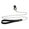 фото Силиконовая анальная пробка Art of Sex Silicone Anal Plug with Leash size S с поводком Black  || фото Силіконова анальна пробка Art of Sex Metal Anal Plug with Leash size S з повідцем Black 