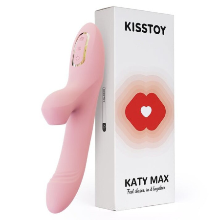 фото Вибратор-кролик с вращением ствола и вакуумной стимуляцией KisToy Katy Max  || фото Вібратор-кролик з обертанням стовбура та вакуумною стимуляцією KisToy Katy Max 