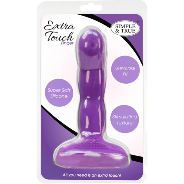 купить Насадка на палец Simple&True Extra Touch Finger Dong Purple
