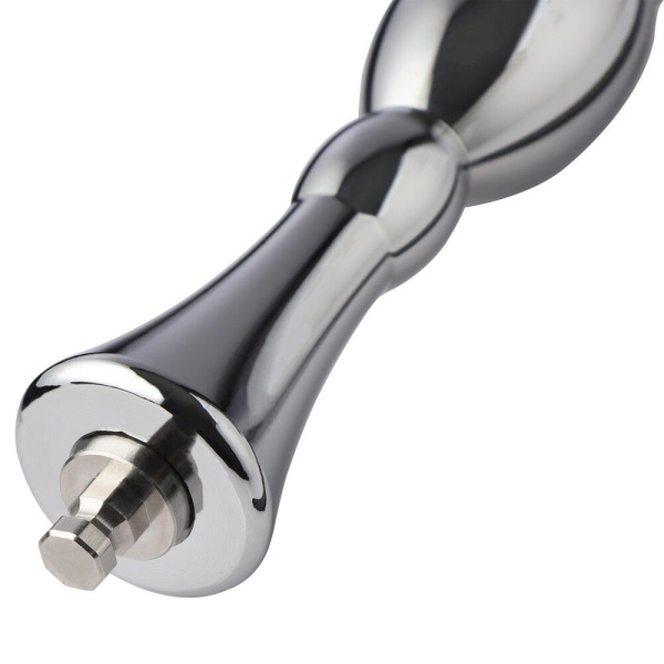 купить Металлический анальный плаг для секс-машин Hismith Bullet Anal Toy, система KlicLok