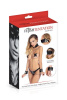 фото Ошейник с наручниками и цепочкой Fetish Tentation Neck and Wrist Chain Straps с маской на глаза  || фото Нашийник з наручниками і ланцюжком Fetish Tentation Neck and Wrist Chain Straps з маскою на очі 