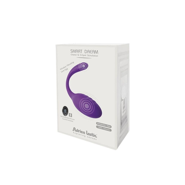 купить Виброяйцо со стимулятором клитора Adrien Lastic Smart Dream II с пультом LRS, можно под одежду