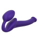 Безремневий страпон Strap-On-Me Violet S, повністю регульований, діаметр 2,7см