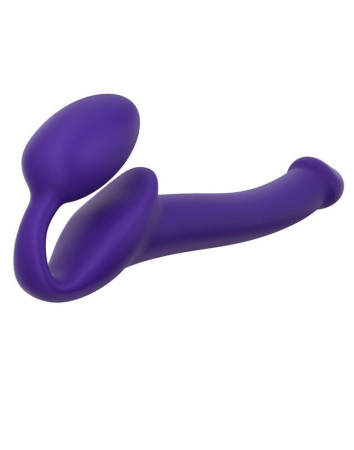Безремневий страпон Strap-On-Me Violet S, повністю регульований, діаметр 2,7см