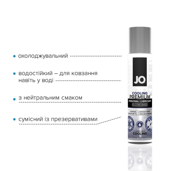 купить Охлаждающий лубрикант на силиконовой основе System JO PREMIUM - COOLING (30 мл)
