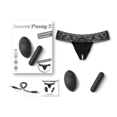 фото Вибратор Love To Love SECRET PANTY 2, в комплекте трусики, вибропуля, пульт ДУ, 10 режимов работы  || фото Вібратор Love To Love SECRET PANTY 2, в комплекті трусики, вібропуля, пульт ДУ, 10 режимів роботи 