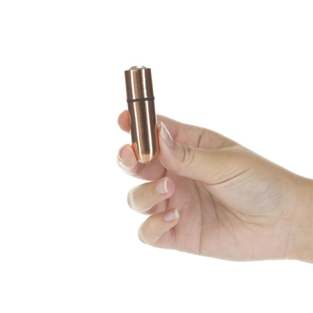 фото Вибропуля PowerBullet - First-Class Bullet 2.5" with Key Chain Pouch, Rose Gold  || фото Віброкуля PowerBullet - First-Class Bullet 2.5" with Key Chain Pouch, Rose Gold 