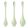 фото Набор йони бусин Satisfyer Yoni Power 2 Light Green, диаметр 2-2,5-3см, вес 22-44-73гр