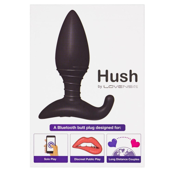 купити Анальна смарт вібропробка Lovense Hush, розмір S