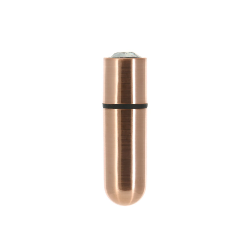 фото Вибропуля PowerBullet - First-Class Bullet 2.5" with Key Chain Pouch, Rose Gold SO6847