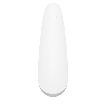 фото Вакуумный клиторальный стимулятор Satisfyer Curvy 2+ White с управлением через интернет  || фото Вакуумний кліторальний стимулятор Satisfyer Curvy 2+ White з керуванням через інтернет 