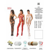 фото Бодистокинг Passion BS056 red, комбинезон, имитация чулок  || фото Бодістокінг Passion BS056 red, комбінезон, імітація панчох 