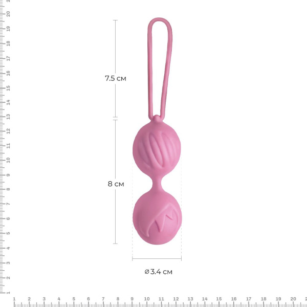 купить Вагинальные шарики Adrien Lastic Geisha Lastic Balls Mini Pink (S), диаметр 3,4см, вес 85гр