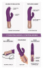 фото Двойной пульсатор-кролик Love To Love SASSY BUNNY - BABY PINK  || фото Подвійний пульсатор-кролик Love To Love SASSY BUNNY - PURPLE RAIN 