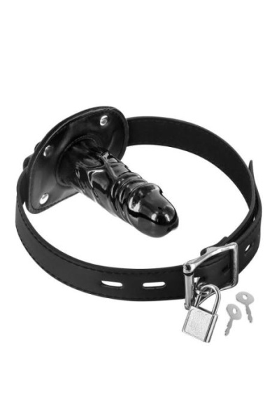 купить Кляп с большим фаллоимитатором Fetish Tentation Penis Gag T2