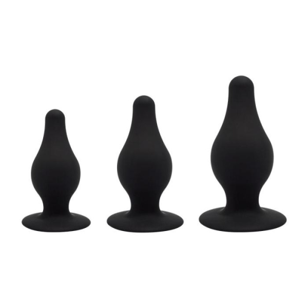 купить Набор анальных пробок SilexD Silicone Plug Kit двухслойные, силикон+Silexpan