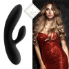 фото Гибкий вибратор кролик с двумя моторами FeelzToys Lea Rabbit Vibrator Black  || фото Гнучкий вібратор кролик з двома моторами FeelzToys Lea Rabbit Vibrator Black 