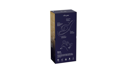 фото Смарт вибратор-кролик We-Vibe Nova Midnight Blue, эргономичный, регулируемый угол наклона ствола  || фото Смарт вібратор-кролик We-Vibe Nova Midnight Blue, ергономічний, регульований кут нахилу стовбура 