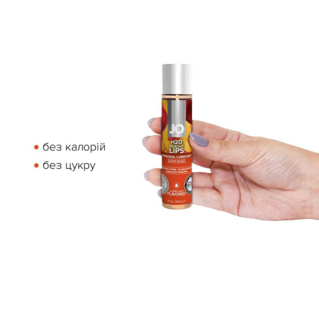 фото Смазка на водной основе System JO H2O — Peachy Lips (30 мл) без сахара, растительный глицерин  || фото Змазка на водній основі System JO H2O — Peachy Lips (30 мл) без цукру, рослинний гліцерин 