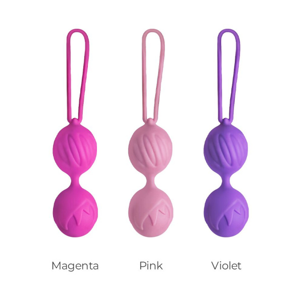 купить Вагинальные шарики Adrien Lastic Geisha Lastic Balls Mini Magenta (S), диаметр 3,4см, вес 85гр