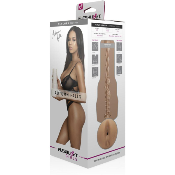 купить Мастурбатор Fleshlight Girls: Autumn Falls - Peaches, со слепка ануса, очень нежный