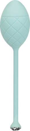 фото Роскошные вагинальные шарики PILLOW TALK - Frisky Teal с кристаллом, диаметр 3,2см, вес 49-75гр  || фото Розкішні вагінальні кульки PILLOW TALK - Frisky Teal з кристалом, діаметр 3,2 см, вага 49-75 гр 