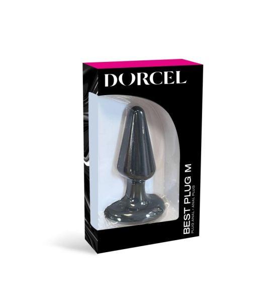 купить Анальная пробка Dorcel Best Plug M мягкий soft-touch силикон, макс. диаметр 4,1см