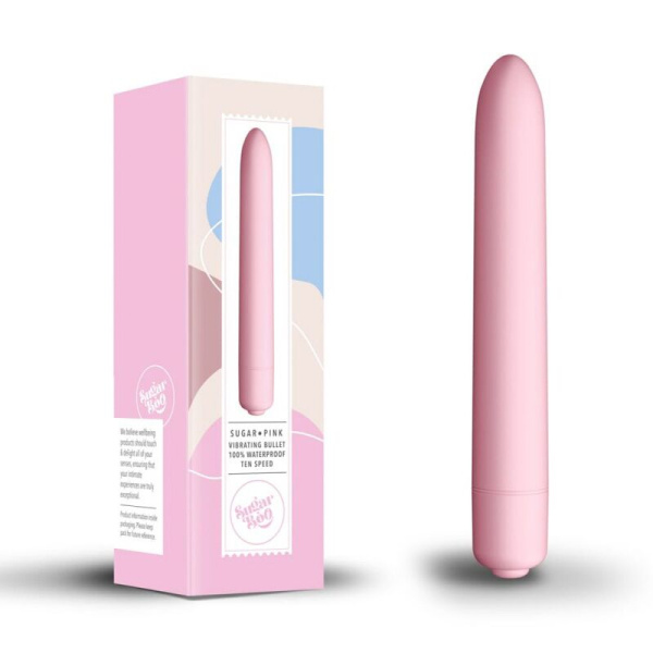 купить Мини-вибратор SugarBoo Sugar Pink, 10 уровней интенсивности