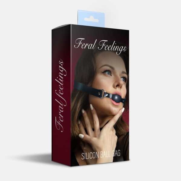 купить Кляп силиконовый Feral Feelings Silicon Ball Gag Black/Black