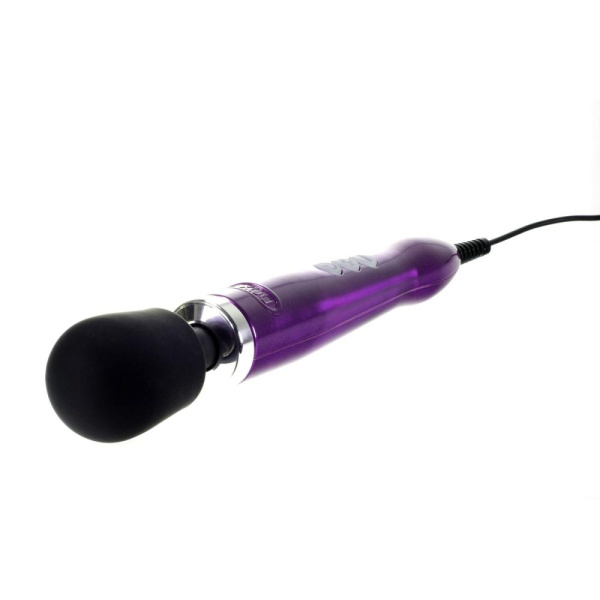 купить Вибромассажер DOXY Die Cast Purple, очень мощный, питание 220В, металлический корпус