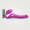 фото Безремневой вибрострапон с вакуумной стимуляцией Strap-On-Me MULTI ORGASM Fuchsia M, регулируемый