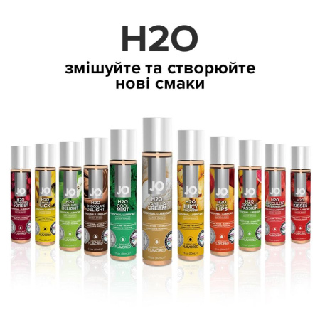 фото Смазка на водной основе System JO H2O — Vanilla Cream (30 мл) без сахара, растительный глицерин  || фото Змазка на водній основі System JO H2O — Vanilla Cream (30 мл) без цукру, рослинний гліцерин 
