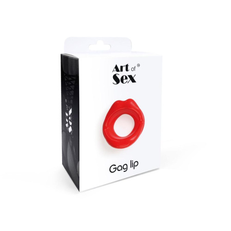 фото Кляп в форме губ Art of Sex - Gag lip, Красный  || фото Кляп у формі губ Art of Sex - Gag lip, Червоний 