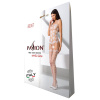 фото Бодистокинг Passion BS067 white, комбинезон, имитация чулок и топа на бретелях  || фото Бодістокінг Passion BS067 white, комбінезон, імітація панчох і топа на бретелях 