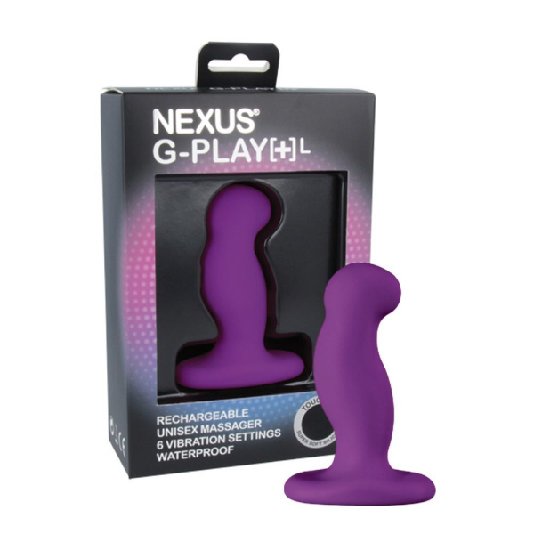 купить Вибромассажер простаты Nexus G-Play Plus L Purple, макс диаметр 3,5см, перезаряжаемый