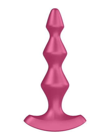 фото Анальный стимулятор-бусины с двумя моторами Satisfyer Lolli-Plug 1 (Berry)  || фото Анальный стимулятор-бусины с двумя моторами Satisfyer Lolli-Plug 1 Berry 