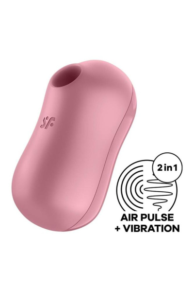 купить Вакуумный стимулятор с вибрацией Satisfyer Cotton Candy Light Red